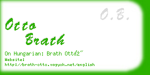 otto brath business card